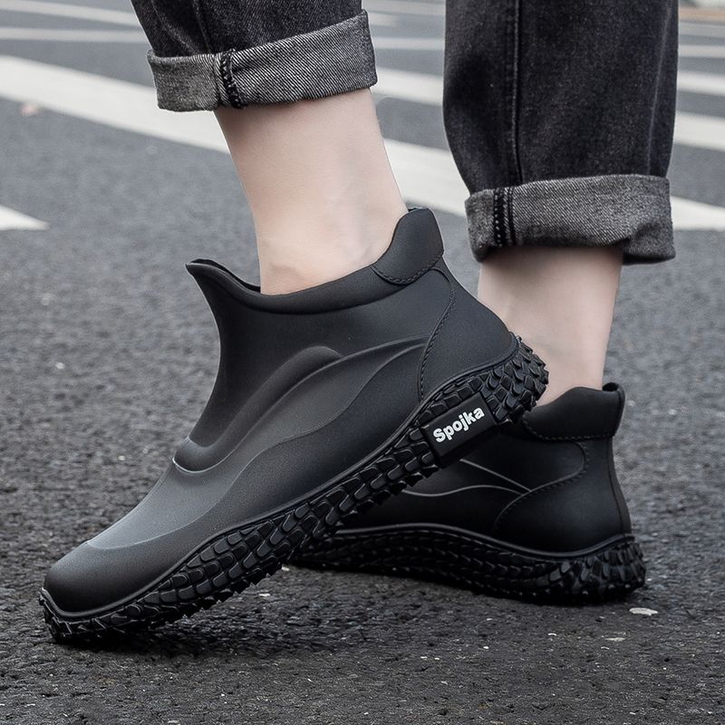 Stivali da pioggia corti stile - Men Shoes Offer recensione e prezzo