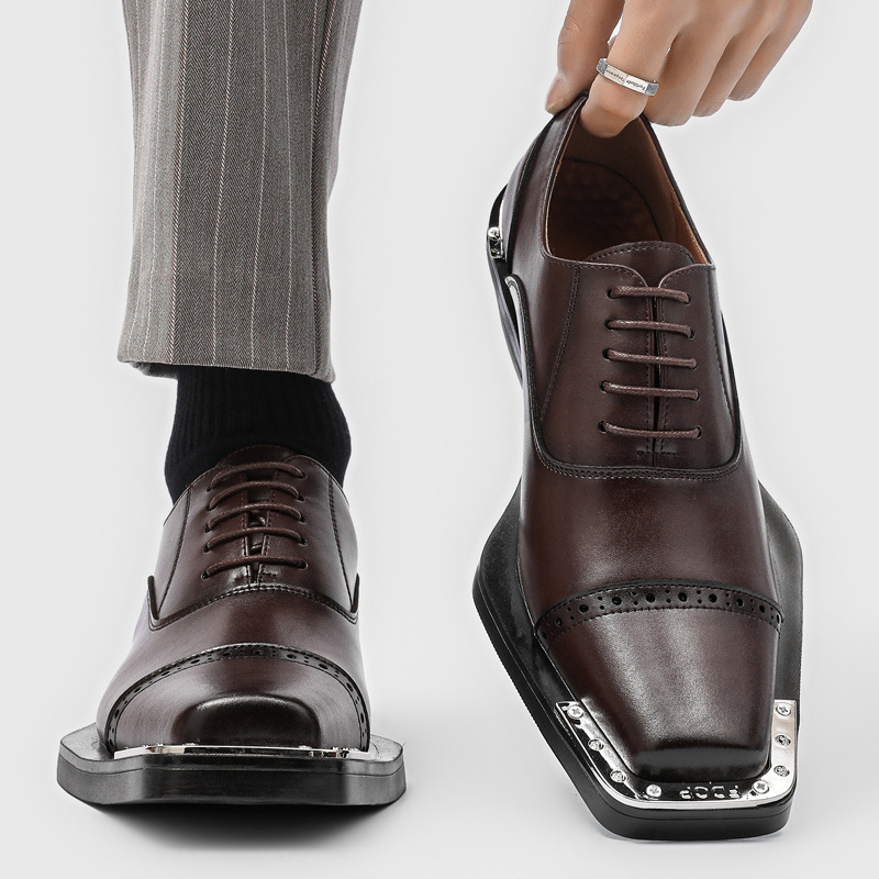 Scarpe da uomo alla moda hip h - Oxford Brogue Leather recensione e prezzo