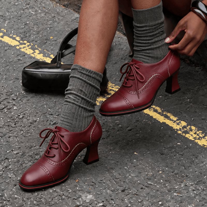 Scarpe Oxford da donna in ecop - Oxford Brogue Leather recensione e prezzo