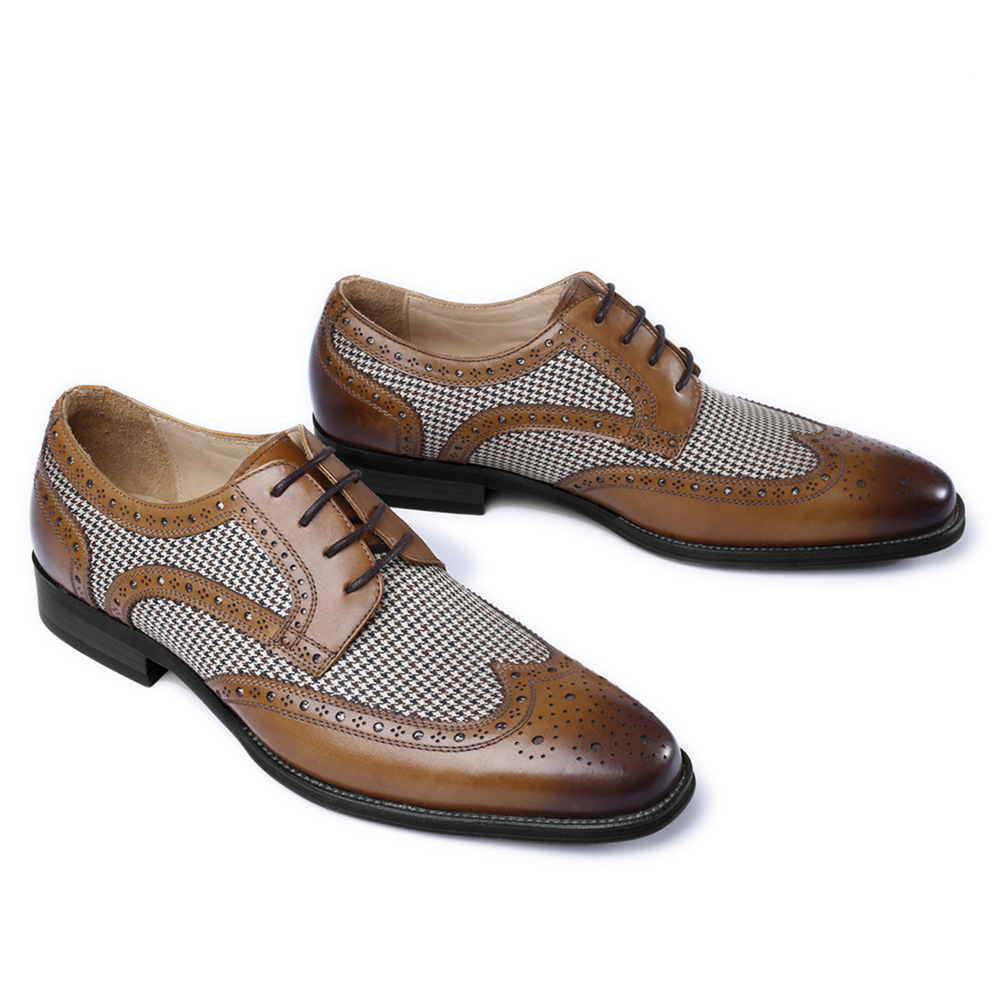 Nuove scarpe da uomo d'affari  - Oxford Brogue Leather recensione e prezzo