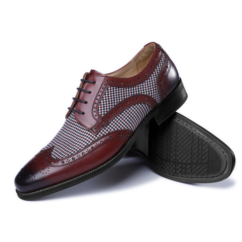 Nuove scarpe da uomo d'affari  - Oxford Brogue Leather recensione e prezzo