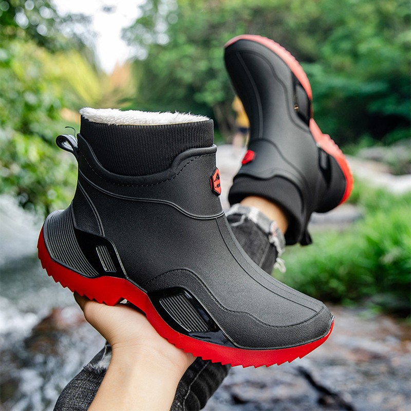 Warm Rain Boots Men Winter Wat - Men Shoes Online recensione e prezzo