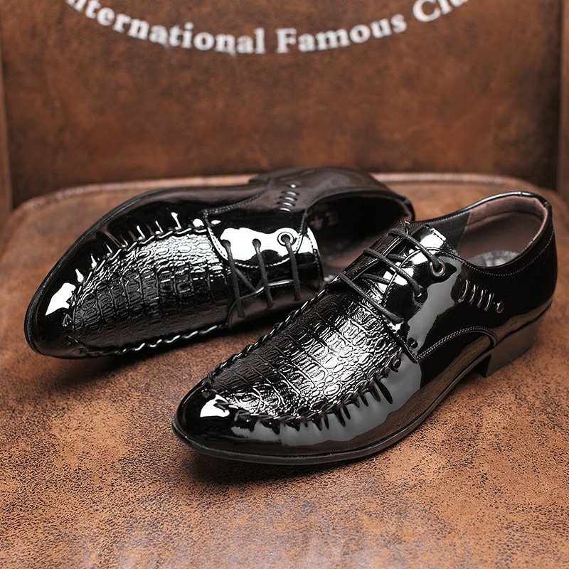 Scarpe eleganti da uomo in pel - Oxford Brogue Leather recensione e prezzo
